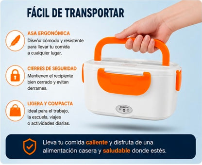 Fiambrera Electrica Naranja